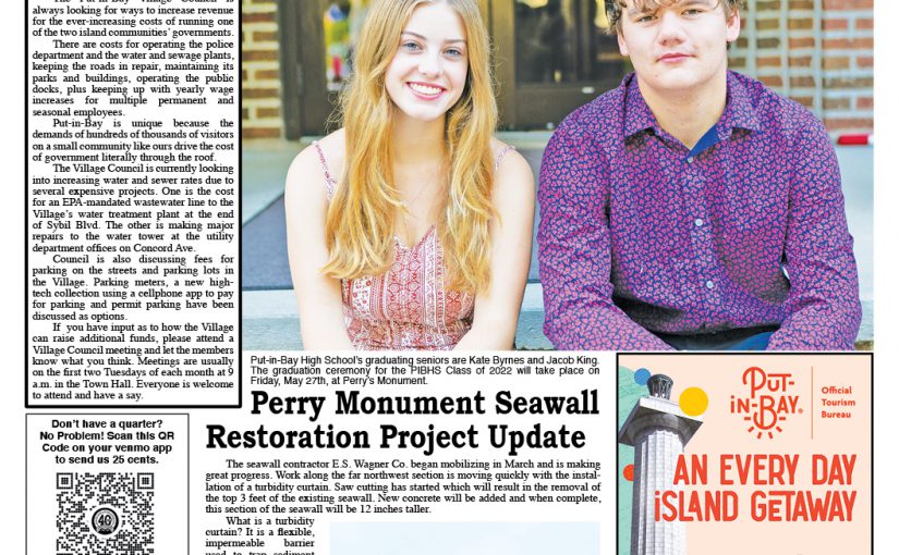 May 2022 Gazette - Perry Monument Seawall Restoration Project Update